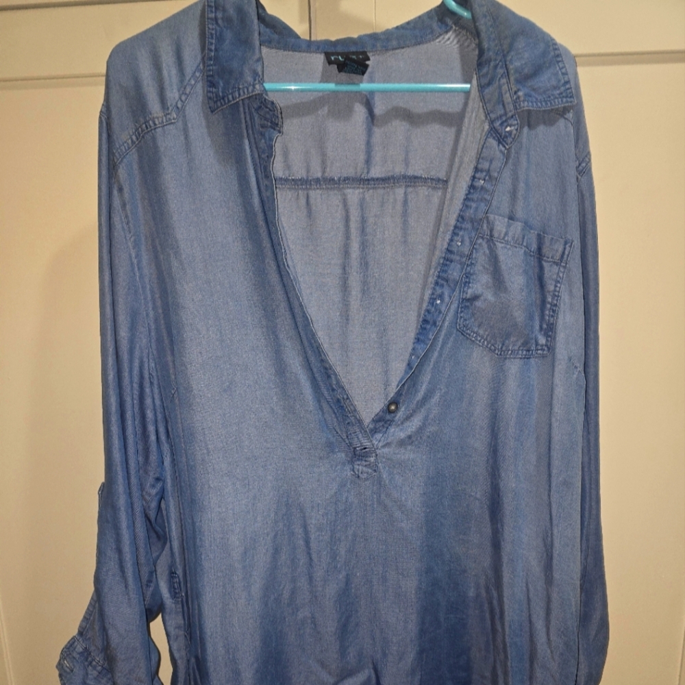 Denim Top 2X Tue 21